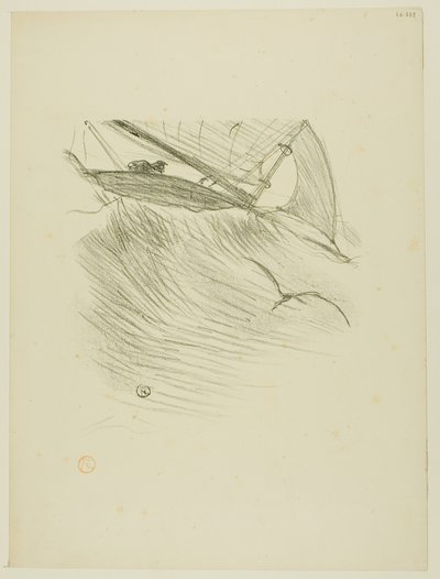 The Sea Swallows, from Mélodies de Désiré Dihau by Henri de Toulouse-Lautrec