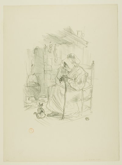 The Secret, from Mélodies de Désiré Dihau by Henri de Toulouse-Lautrec