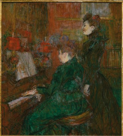 The Singing Lesson by Henri de Toulouse-Lautrec