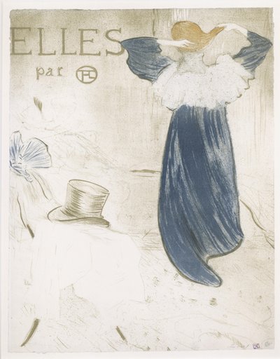 Title Page of the Series "Elles" by Henri de Toulouse-Lautrec