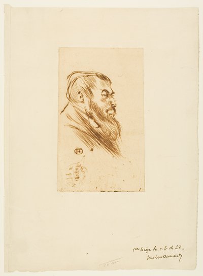 Tristan Bernard by Henri de Toulouse-Lautrec