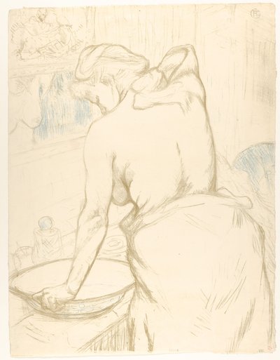 Washing by Henri de Toulouse-Lautrec