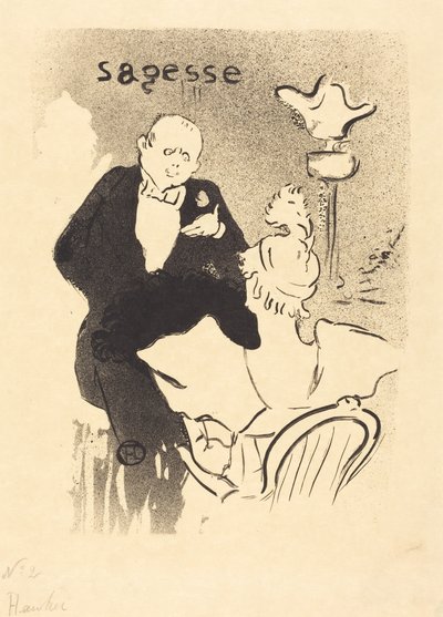 Wisdom by Henri de Toulouse-Lautrec