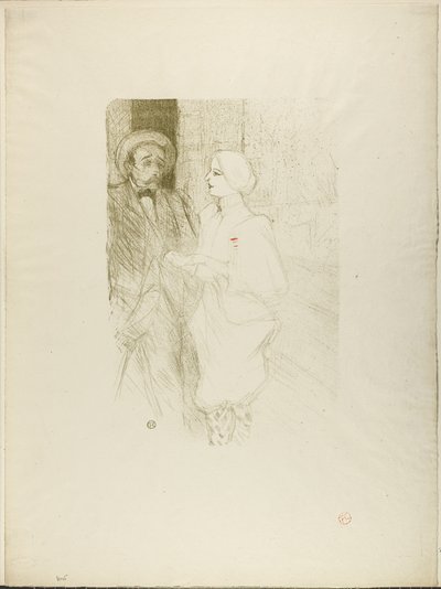 Yahne and Mayer, in The Difficult Age by Henri de Toulouse-Lautrec