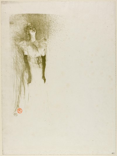 Yvette Guilbert by Henri de Toulouse-Lautrec
