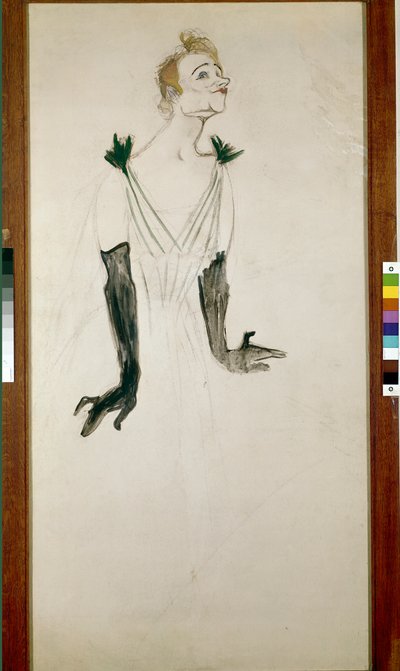 Yvette Guilbert by Henri de Toulouse Lautrec
