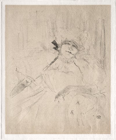 Yvette Guilbert: Ancient Song by Henri de Toulouse-Lautrec