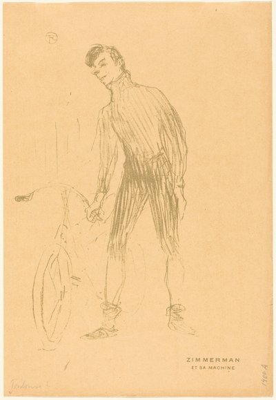 Zimmerman and His Machine by Henri de Toulouse-Lautrec