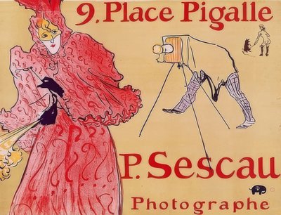 9. Place Pigalle - P. Sescau, Photographer by Henri de Toulouse Lautrec