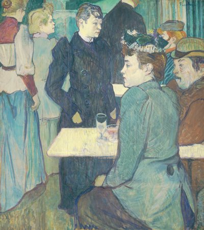 A Corner of the Moulin de la Galette by Henri de Toulouse Lautrec