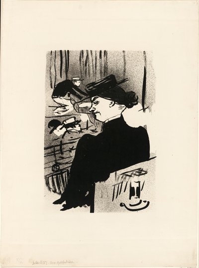A Spectator, from Le Café-Concert by Henri de Toulouse Lautrec