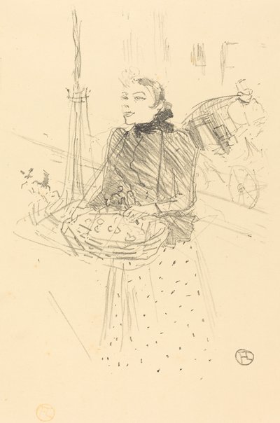 Buy My Beautiful Violets, 1895 by Henri de Toulouse Lautrec