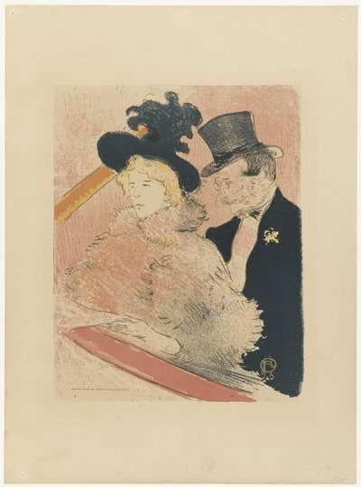 Poster for Ink Manufacturer with Portrait of Emilienne d