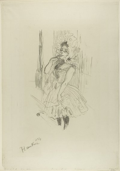 Anna Held, in Toutes ces Dames au Théâtre by Henri de Toulouse Lautrec