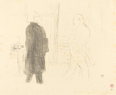 Antoine and Gémier in "Une Faillite" by Henri de Toulouse Lautrec