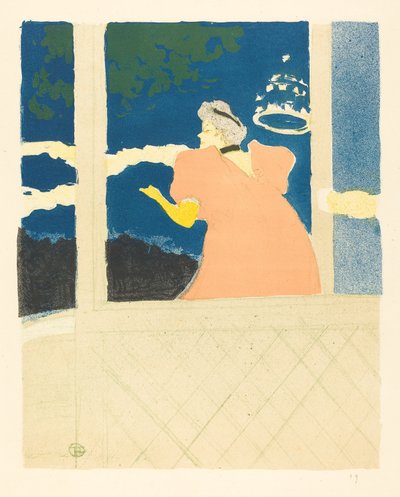 At the Ambassadeurs by Henri de Toulouse Lautrec