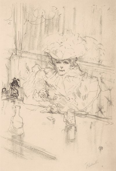 At the Brasserie Hanneton, 1898 by Henri de Toulouse Lautrec