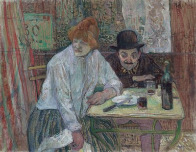 At the Café La Mie by Henri de Toulouse Lautrec