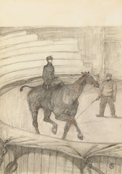 At the Circus: Rehearsal, 1899 by Henri de Toulouse Lautrec