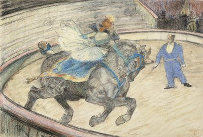 At the Circus: Work in the Ring by Henri de Toulouse Lautrec