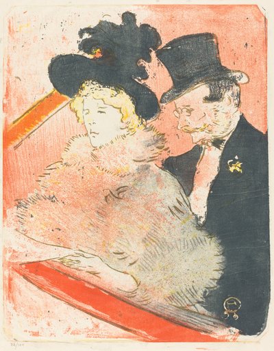 At the Concert, 1896 by Henri de Toulouse Lautrec