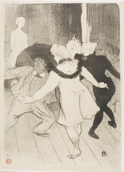 At the Folies-Bergère: The Modesty of Monsieur Prudhomme by Henri de Toulouse Lautrec