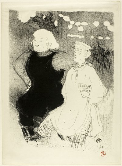 At the Moulin Rouge: the Franco-Russian Alliance by Henri de Toulouse Lautrec