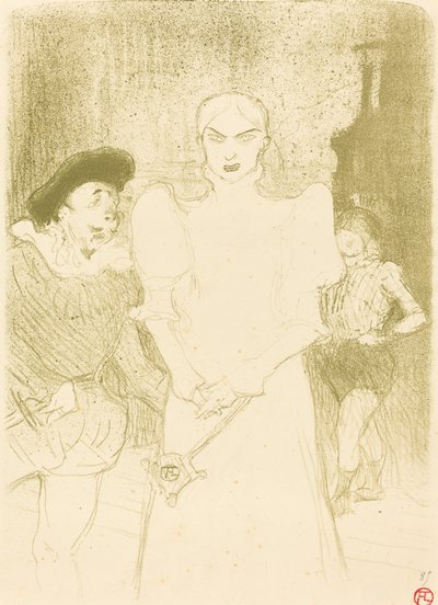 At the Opera: Mme. Caron in Faust by Henri de Toulouse Lautrec