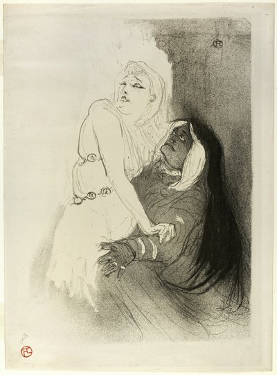 At the Renaissance: Sarah Bernhardt in Phèdre by Henri de Toulouse Lautrec