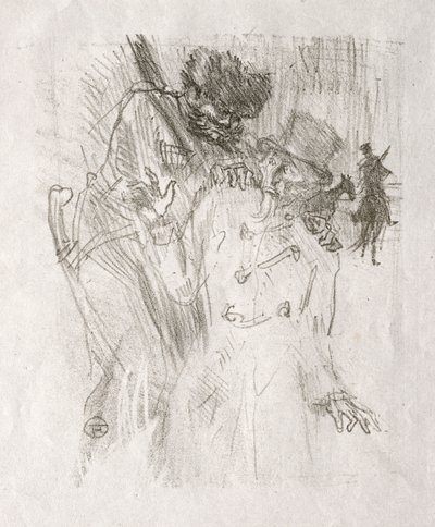 At the Foot of Sinai: Arrest of Schlomé Fuss, 1898 by Henri de Toulouse Lautrec