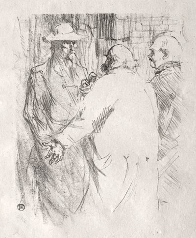 At the Foot of Sinai: Clemenceau at Busk by Henri de Toulouse Lautrec