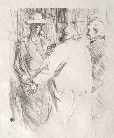 At the Foot of Sinai: Clemenceau at Busk by Henri de Toulouse Lautrec