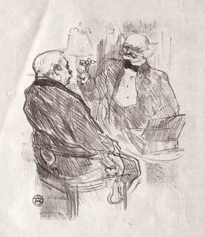 At the Foot of Sinai: Georges Clemenceau and the Oculist Mayer by Henri de Toulouse Lautrec