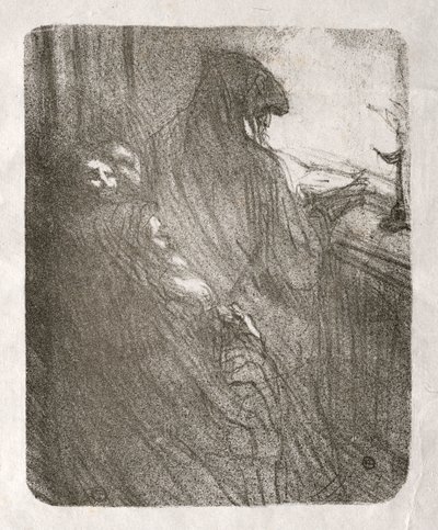 At the Foot of Sinai: The Prayer of the Polish Jews by Henri de Toulouse Lautrec