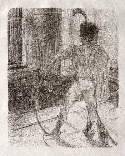 At the Foot of Sinai: Schlomé Fuss at the Synagogue by Henri de Toulouse Lautrec
