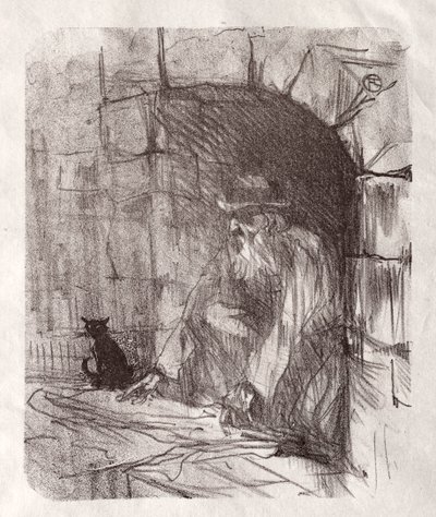 At the Foot of Sinai: A Back Room in Krakow by Henri de Toulouse Lautrec