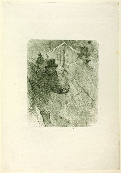 Baron Moïse Begging, from At the Foot of Sinai by Henri de Toulouse Lautrec