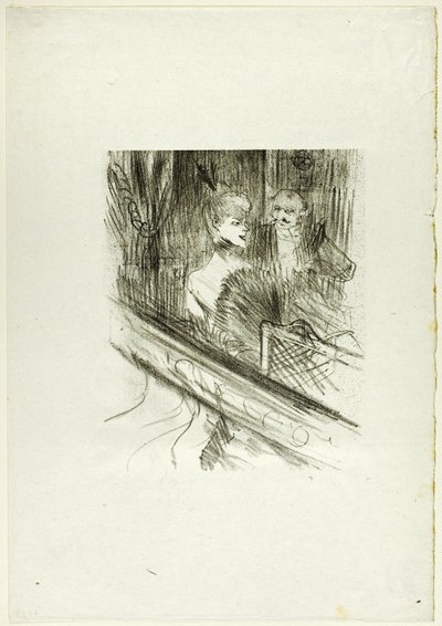 Baron Moïse, the Box, from Au Pied du Sinaï by Henri de Toulouse Lautrec