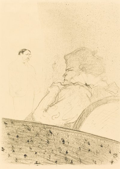 Brandes in His Box by Henri de Toulouse Lautrec