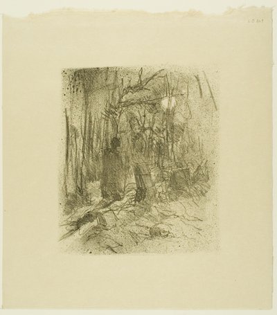 Busk Cemetery, from Au Pied du Sinaï by Henri de Toulouse Lautrec