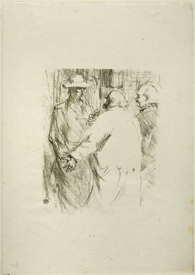 Clemenceau in Busk, from At the Foot of Sinai by Henri de Toulouse Lautrec