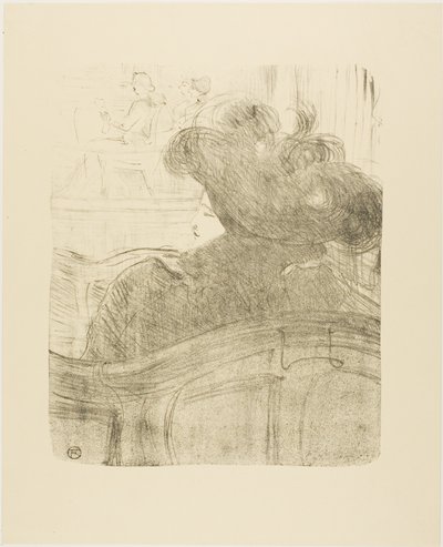 Cléo de Mérode, from Treize Lithographies by Henri de Toulouse Lautrec