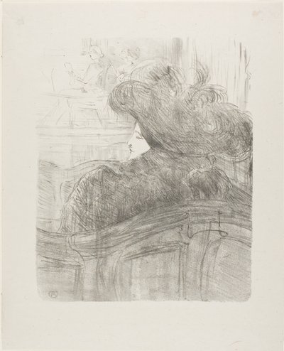 Cléo de Mérode, from Treize Lithographies by Henri de Toulouse Lautrec