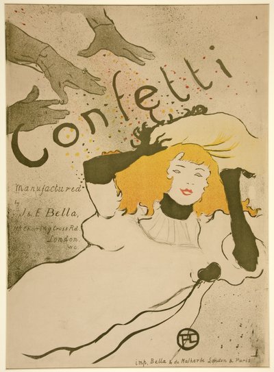 Confetti by Henri de Toulouse Lautrec