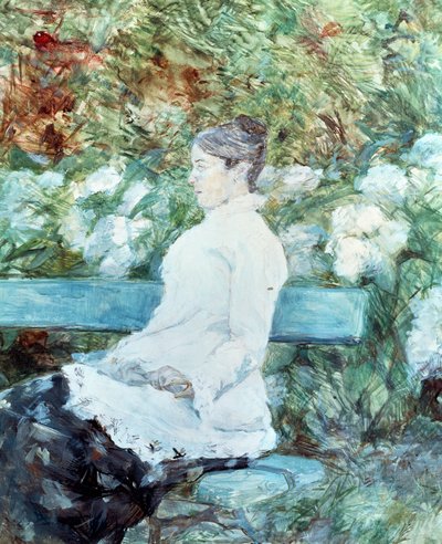 Countess Lautrec, Mother of Painter by Henri de Toulouse Lautrec