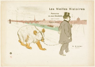 Cover and Frontispiece to The Old Stories by Henri de Toulouse Lautrec