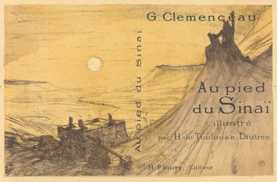 Cover for "At the Foot of Sinai" by Henri de Toulouse Lautrec