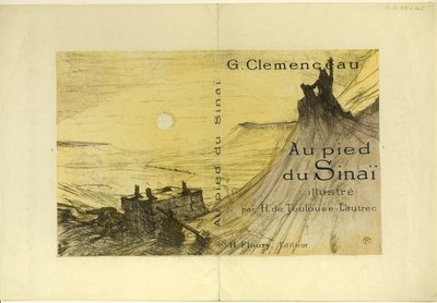 Cover for Au Pied du Sinaï by Henri de Toulouse Lautrec