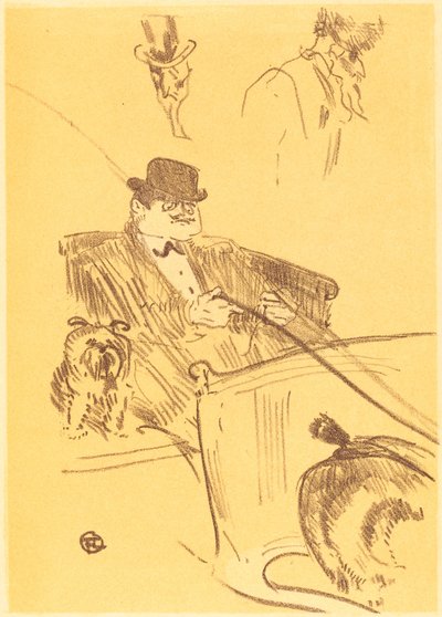 Cover for "The Tribe of Isodore" by Henri de Toulouse Lautrec