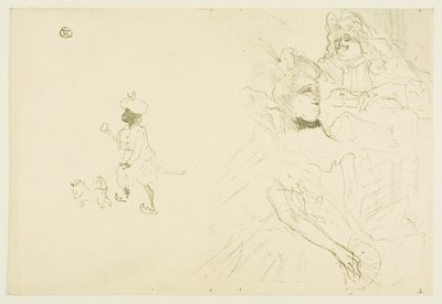 Cover for The Example of Ninon de Lenclos in Love by Henri de Toulouse Lautrec